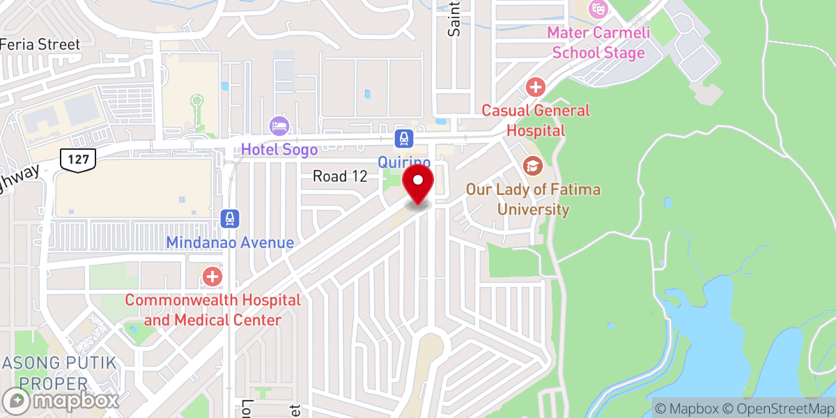 Map showing location of Ascension of Our Lord Parish Church - Greater Lagro, Novaliches, Quezon City (Diocese of Novaliches)