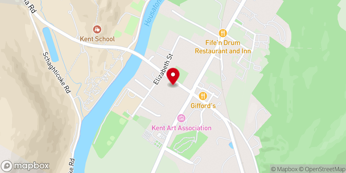 Map showing location of Sacred Heart Parish Hall
