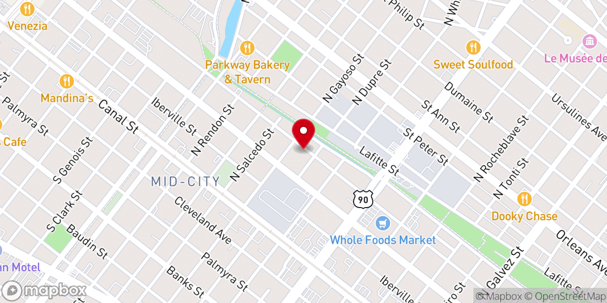 Map showing location of God Is Love Healing & Delivering Church Inc