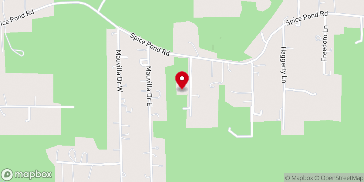 Map showing location of Mauvilla Community Church of God