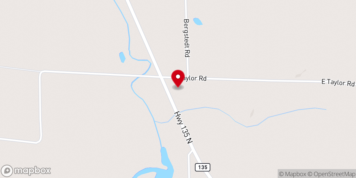 Map showing location of Embarrass Evangelical Free Church