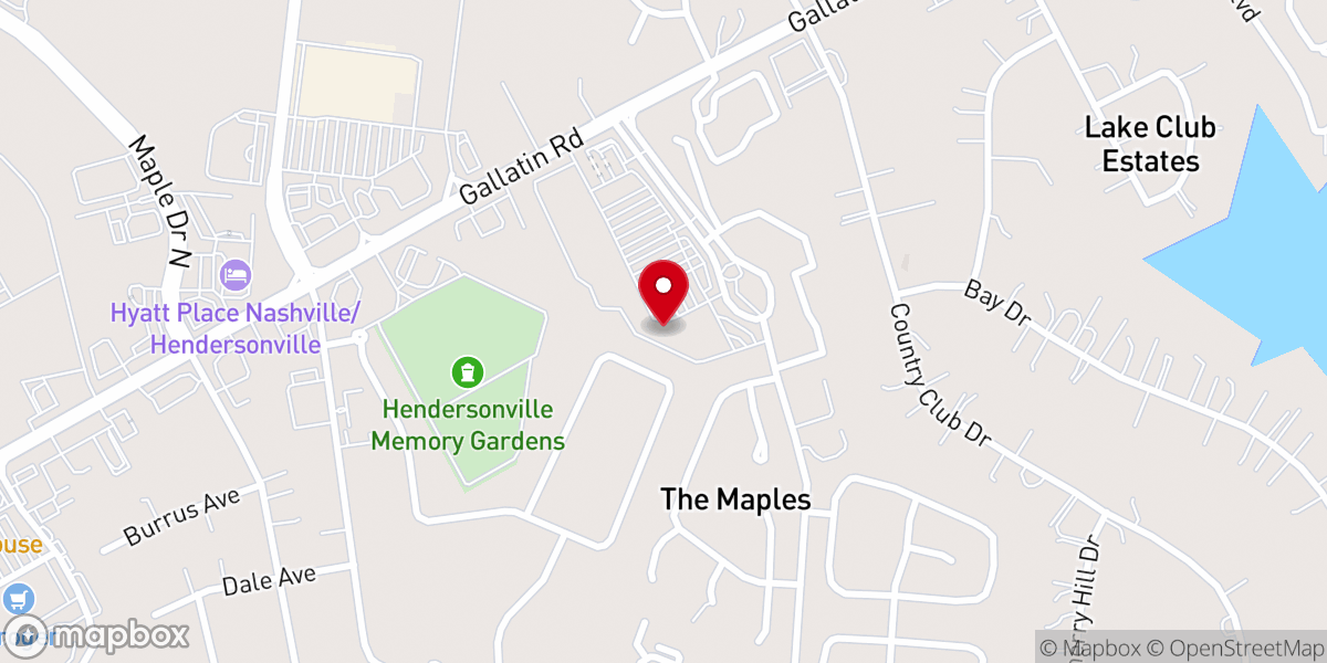 Map showing location of Ministry Center - Redeemer Church