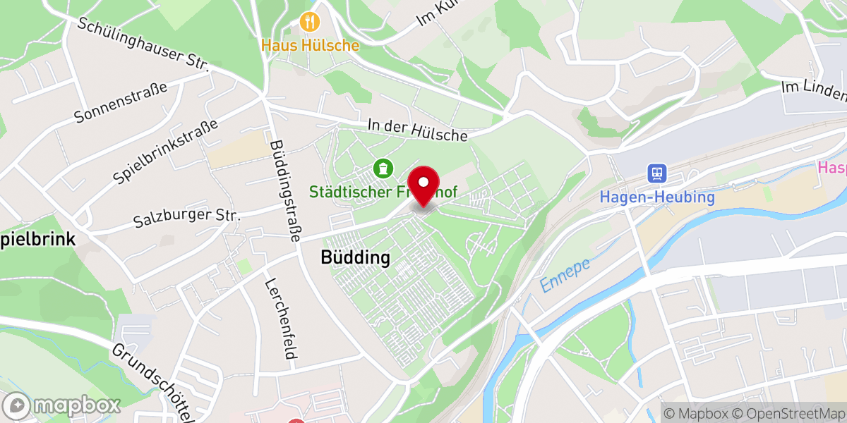 Map showing location of Friedhofs Kapelle