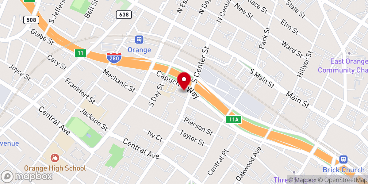 Map showing location of Our Lady of Mount Carmel Catholic Church