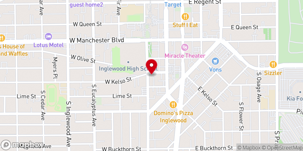 Map showing location of Blood of Jesus Prayer & Deliverance Ministries