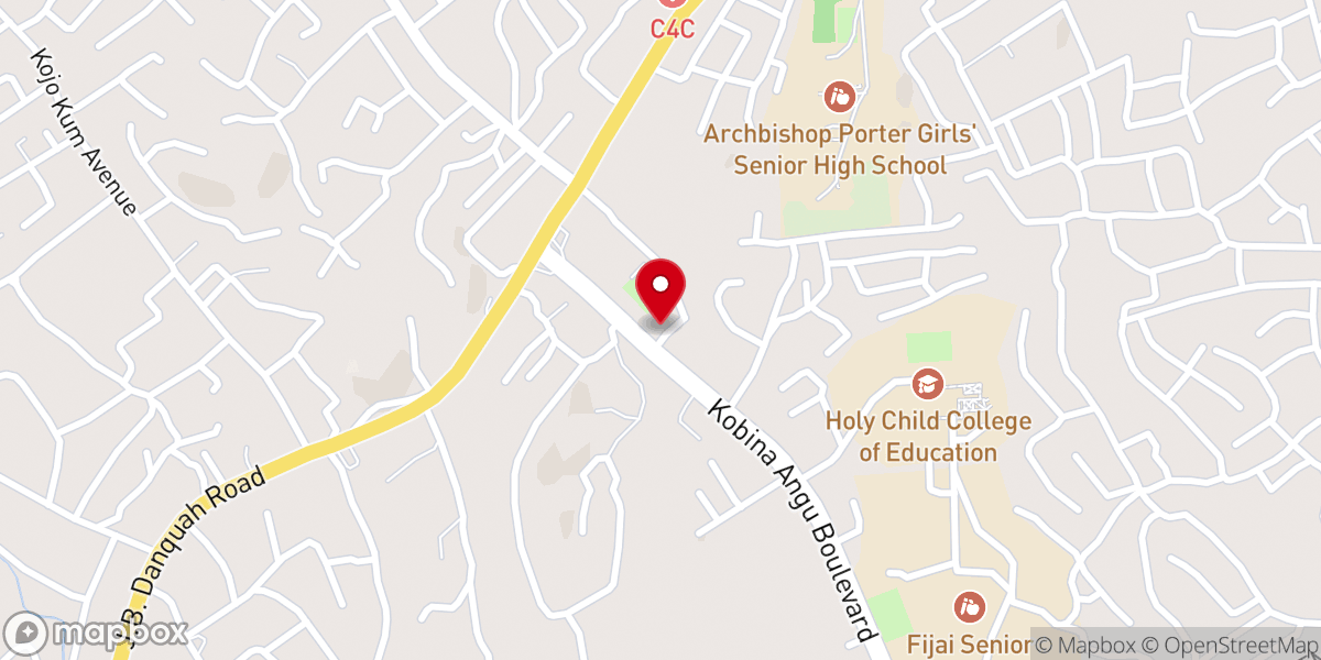 Map showing location of Wesley Methodist Church Fijai
