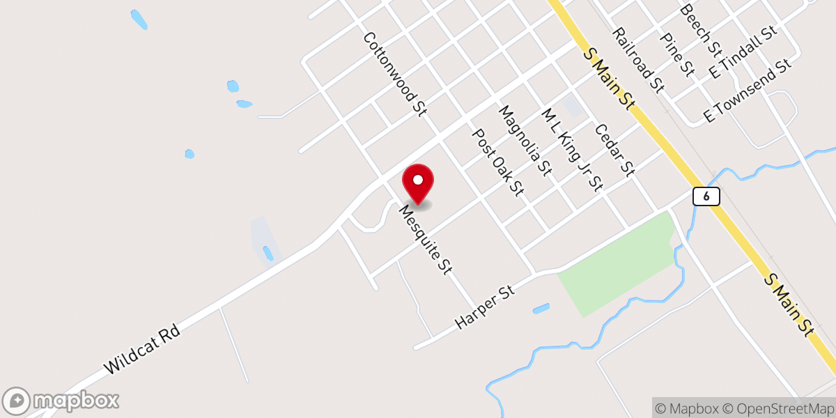 Map showing location of Garret Grove Church