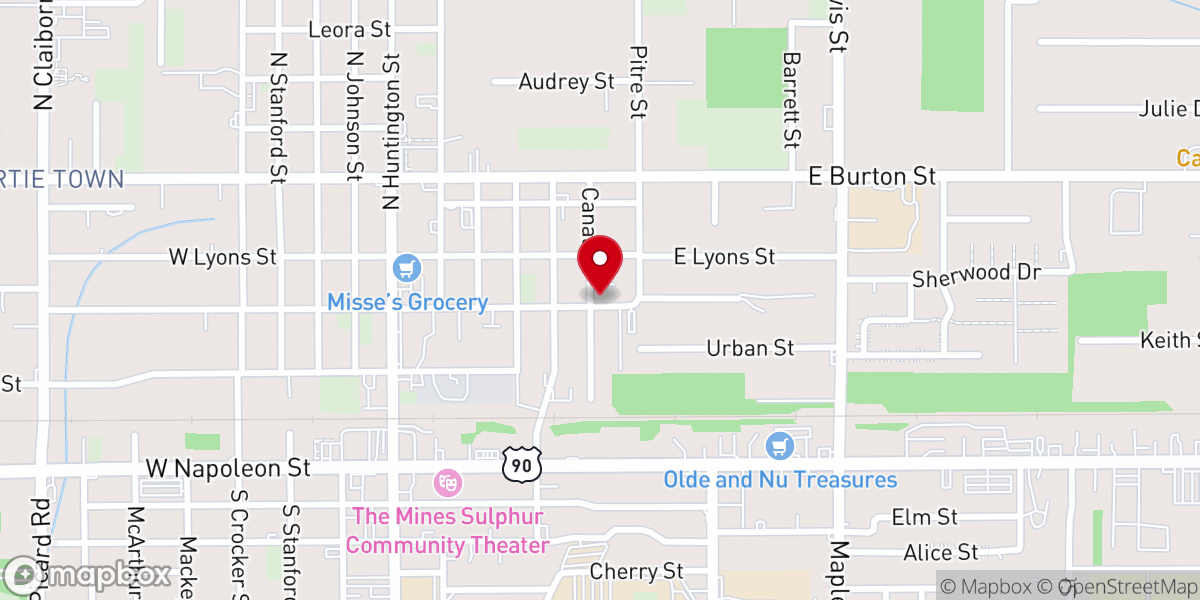 Map showing location of Highway To Heaven Fellowship Church