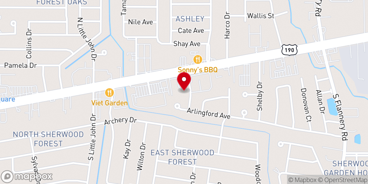 Map showing location of Heaven Bound Ministries Inc