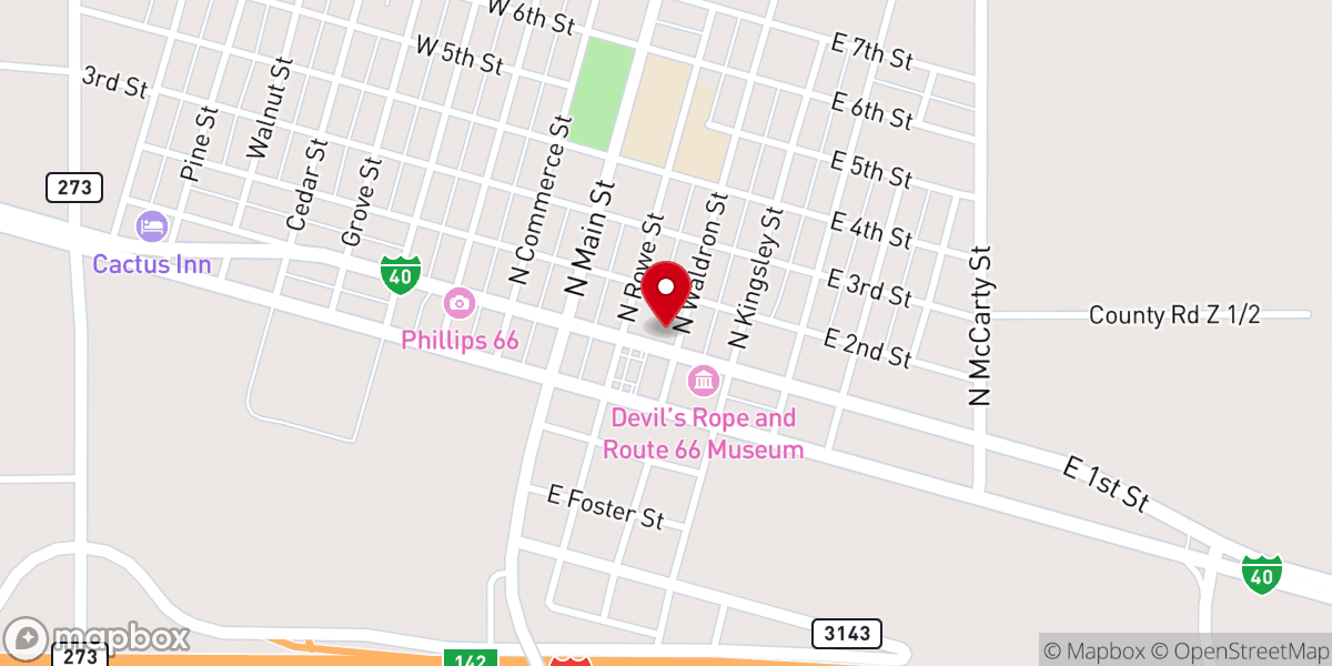 Map showing location of One Way Church McLean