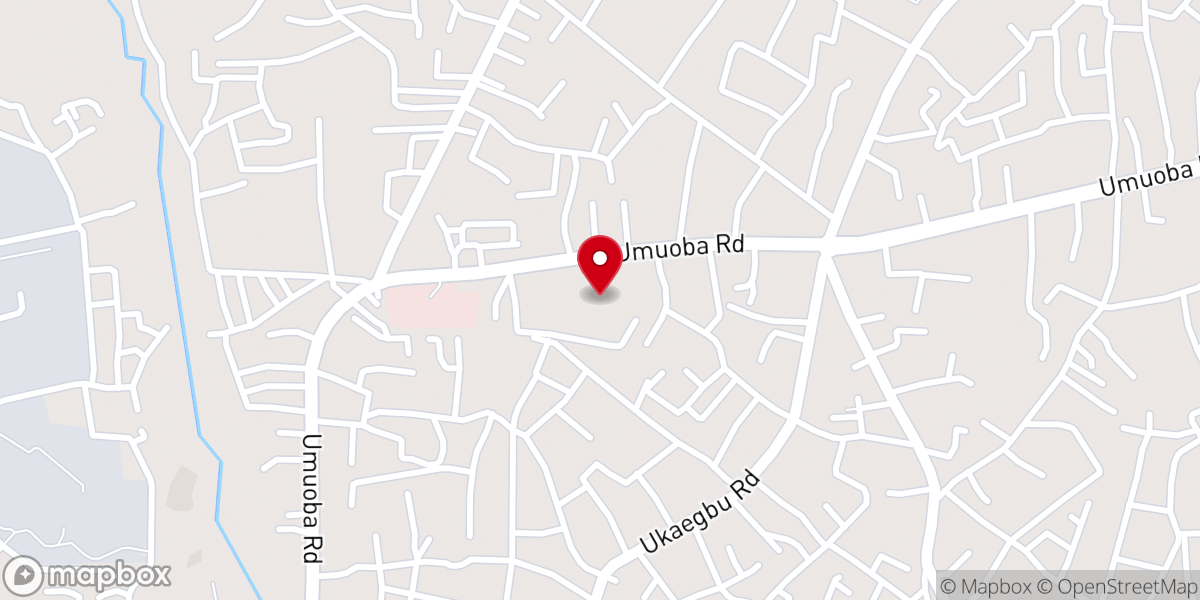 Map showing location of Emmanuel Anglican Church, Umuola