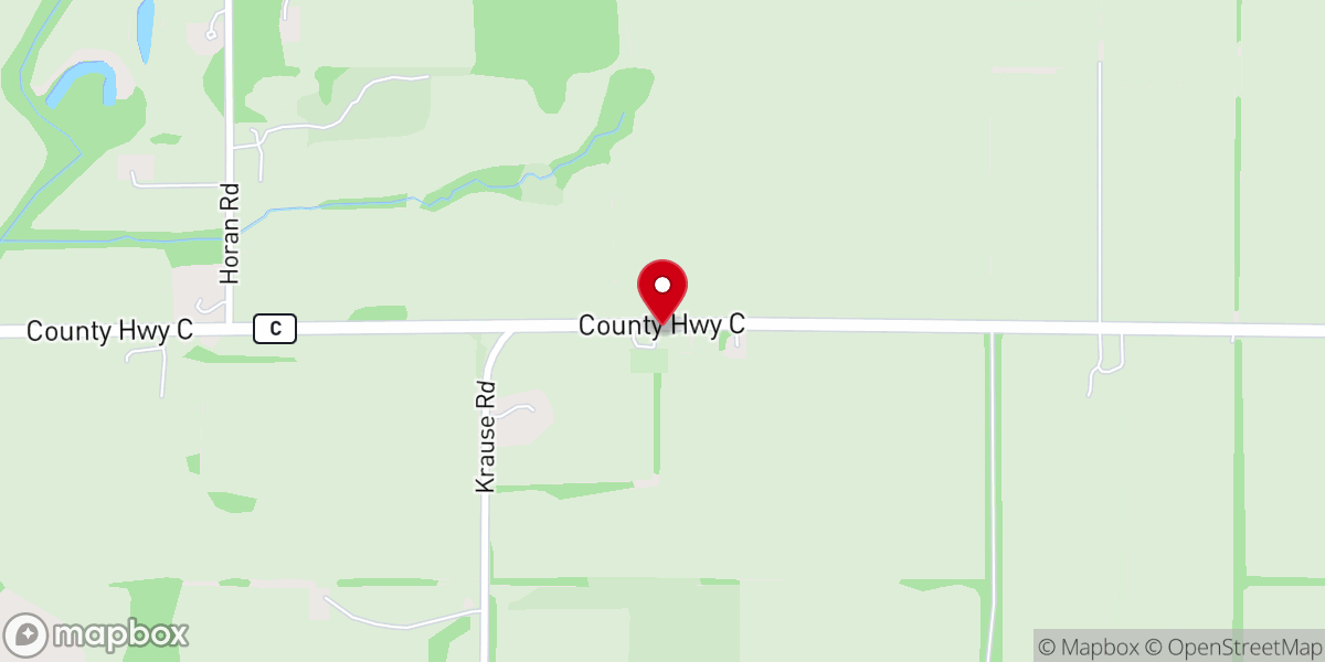 Map showing location of Peace Church