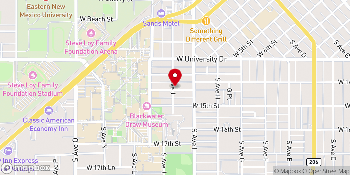Map showing location of Faith In Christ Lutheran Church