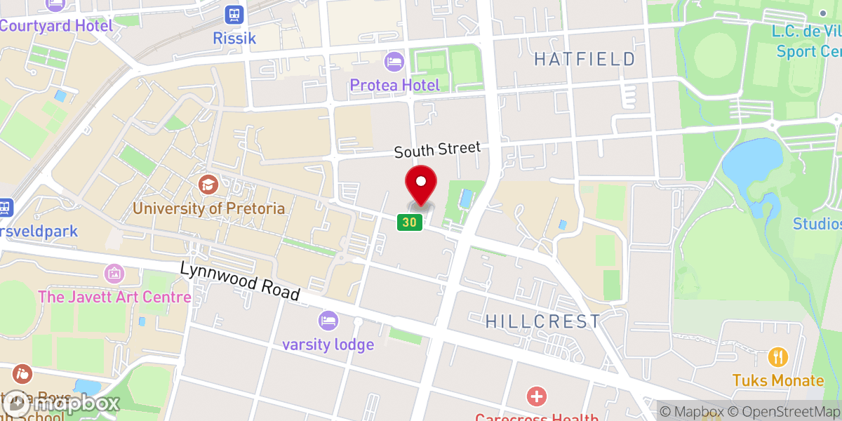 Map showing location of Elim Full Gospel Church