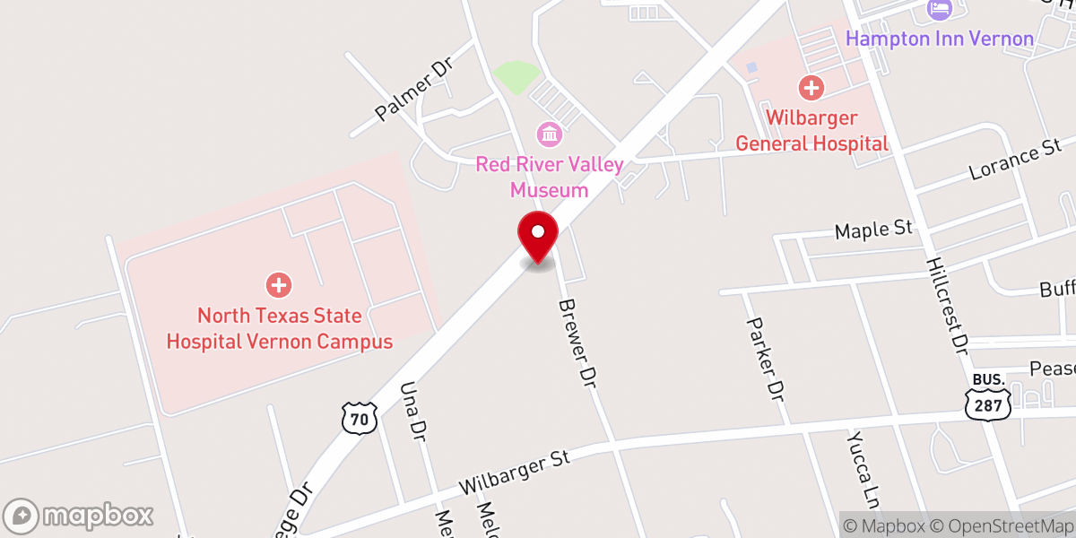 Map showing location of Vernon Spanish Seventh Day Adventist