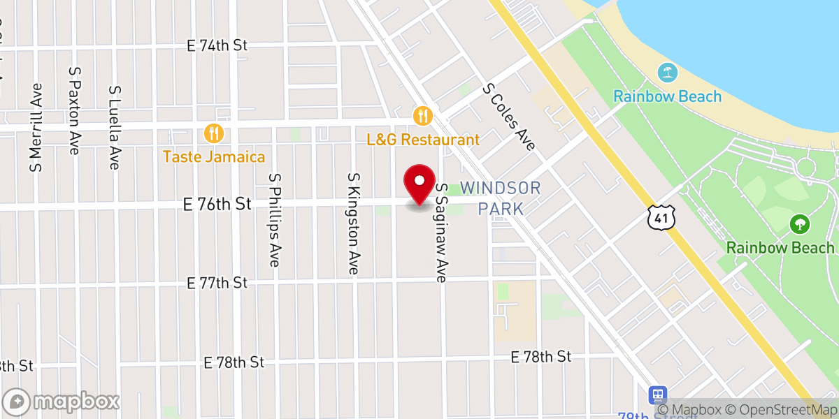 Map showing location of Windsor Park Lutheran Church