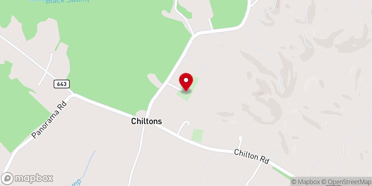 Map showing location of Providence United Methodist Church