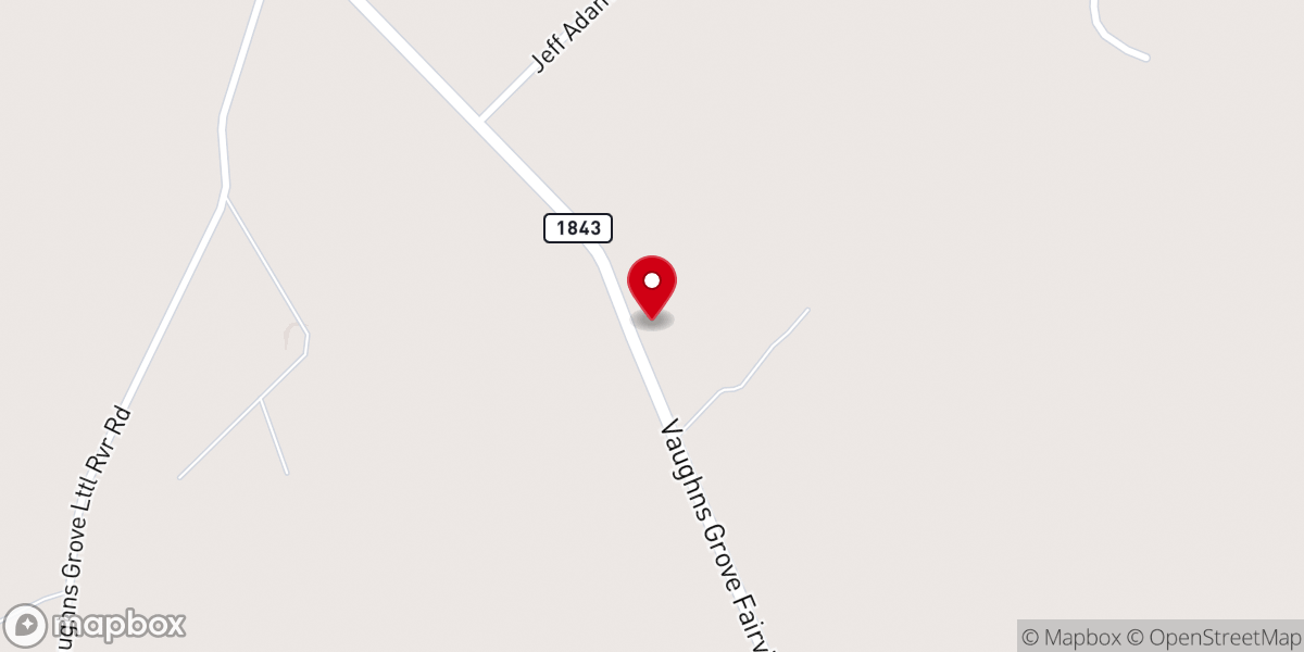 Map showing location of Meadow Valley Old Order Mennonite Church