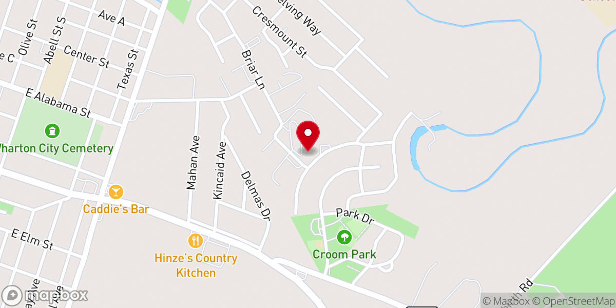 Map showing location of Holy Family Catholic Church