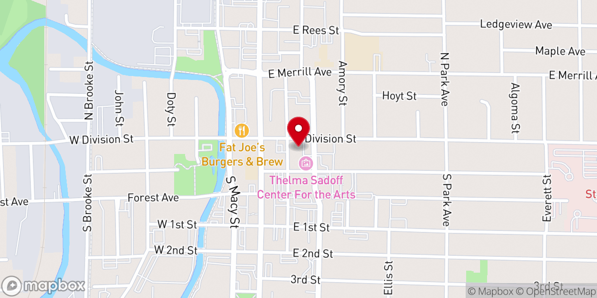 Map showing location of Cellar District