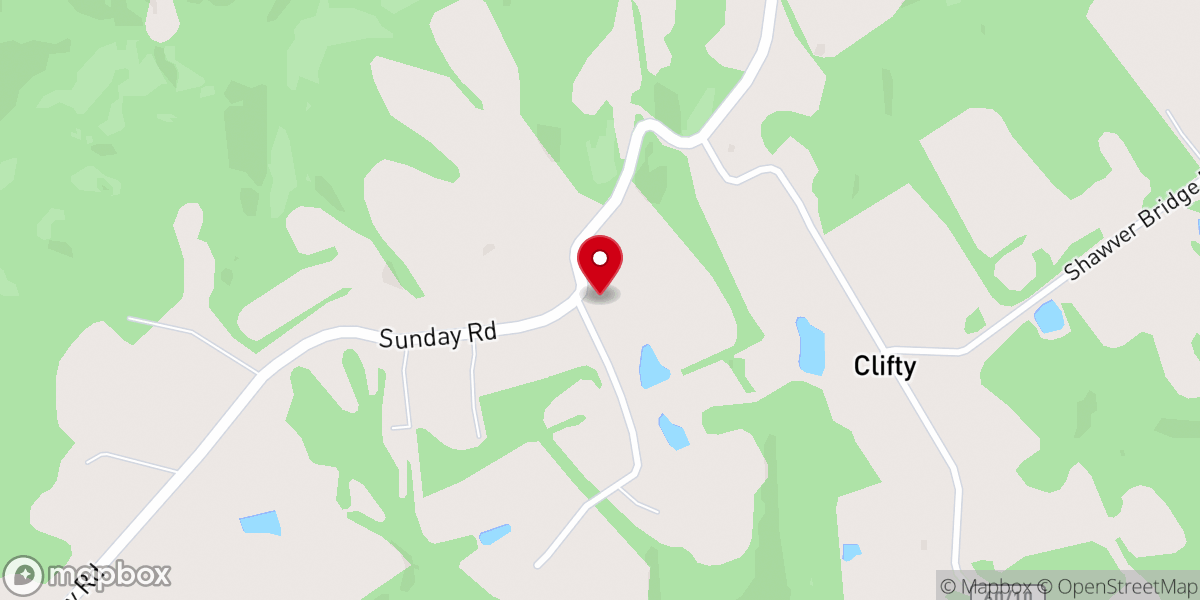 Map showing location of Keslers Memorial Church
