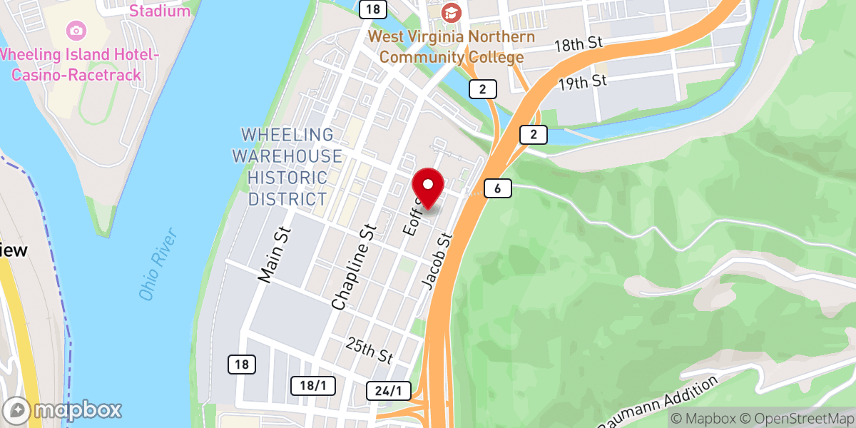 Map showing location of Our Lady of Lebanon Maronite