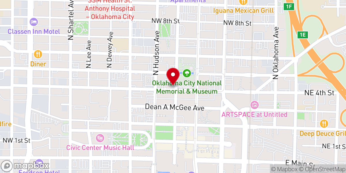 Map showing location of Saint Joseph Old Cathedral