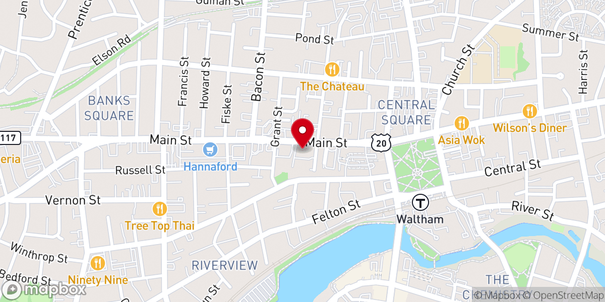 Map showing location of St Pauls Anglican Church Waltham Inc