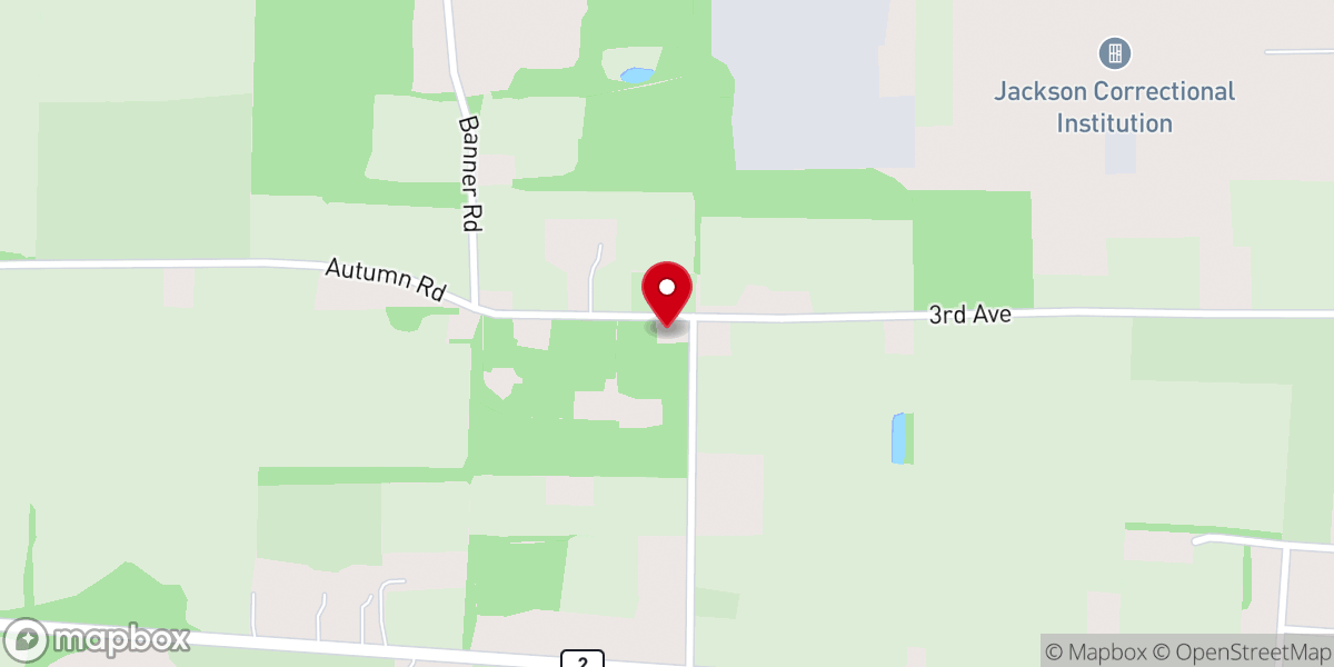Map showing location of Collin Chapel