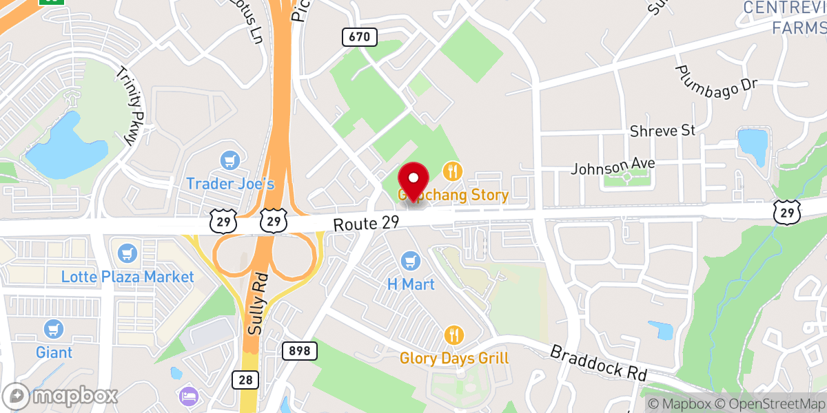 Map showing location of Jireh Bakery Cafe