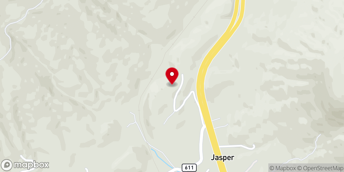 Map showing location of Mount Moriah Christian Camp