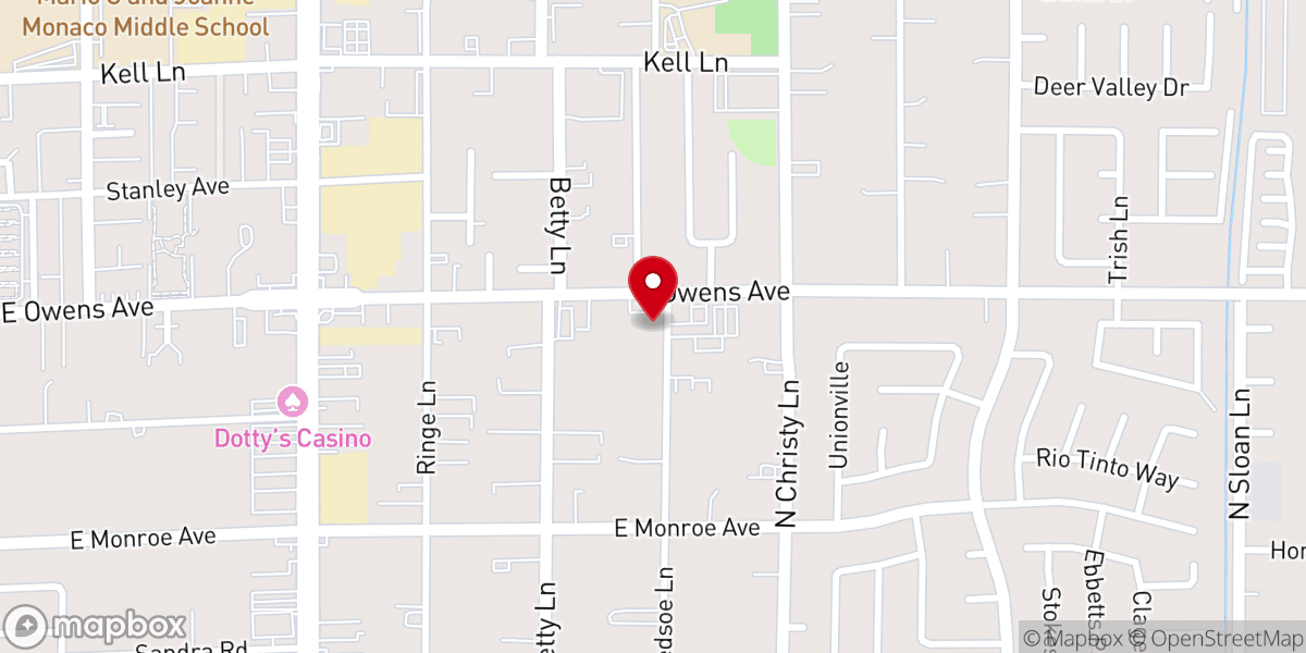 Map showing location of St Thomas Episcopal Church