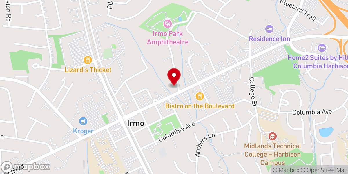 Map showing location of Macedonia Baptist Church