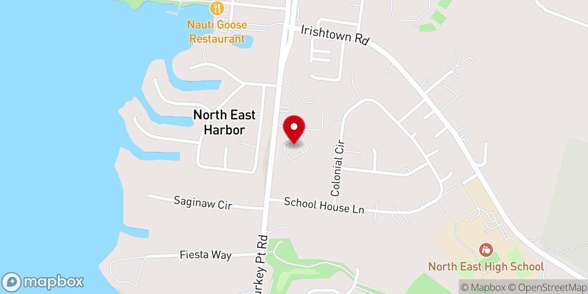 Map showing location of Saint Jude Mission Church