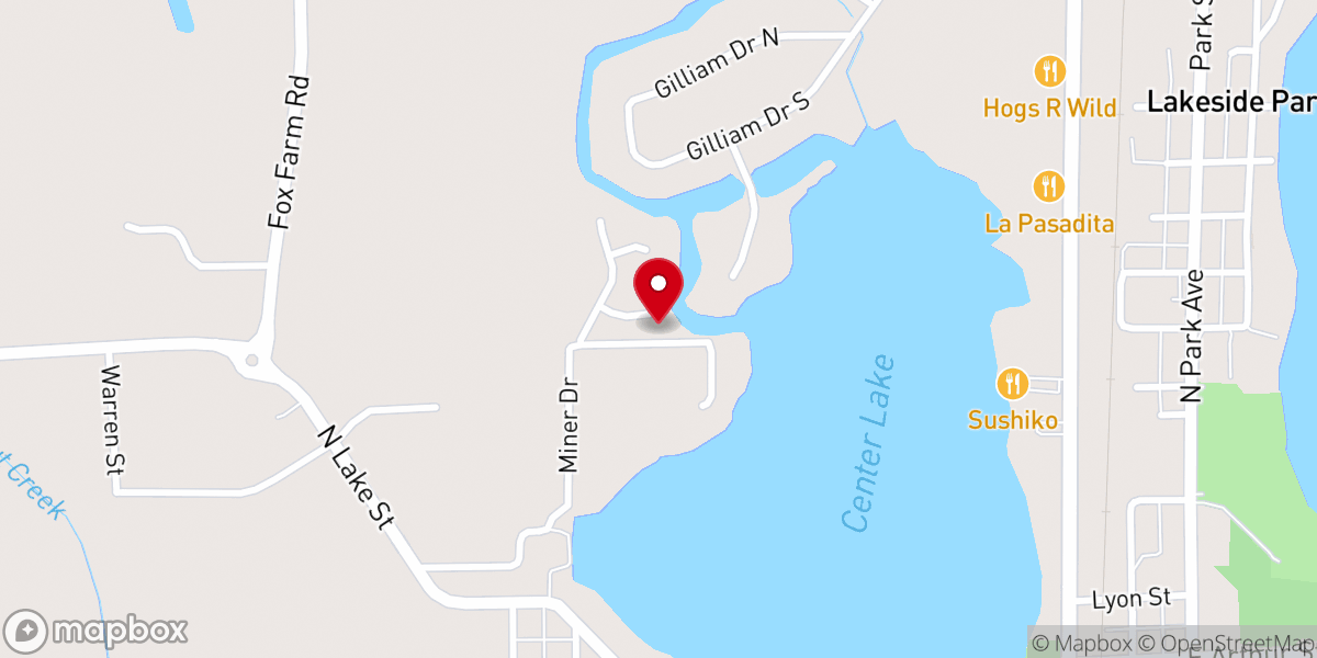 Map showing location of Anderson Ethel