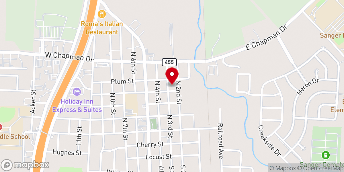 Map showing location of Our Lady of Fatima Catholic Church