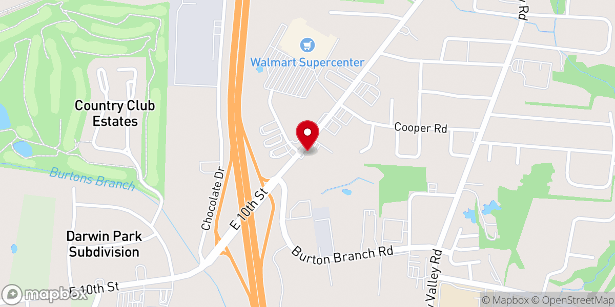 Map showing location of Judd Church (historic)