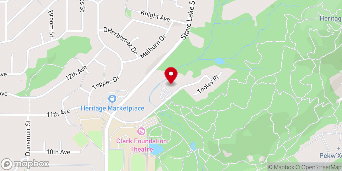 Map showing location of Parkside Church