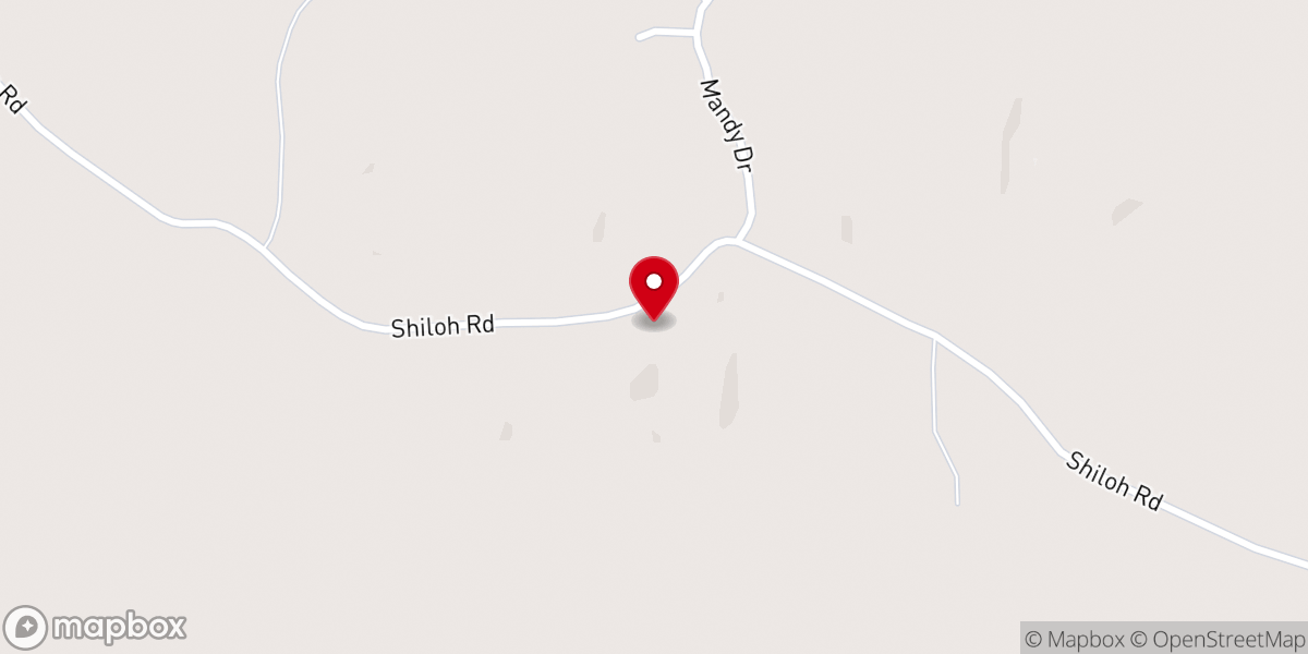 Map showing location of Kone Hill MB Church