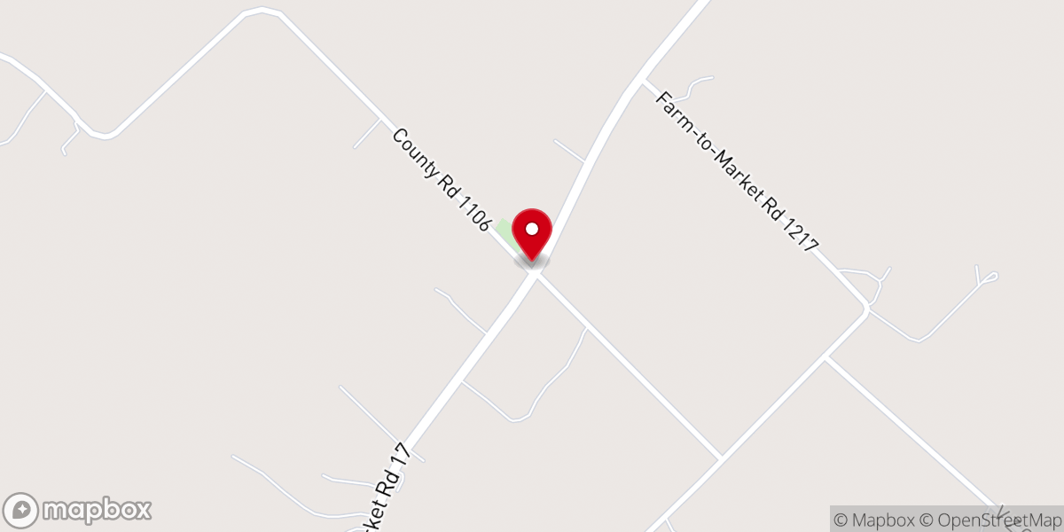 Map showing location of Mount Lebanon Church