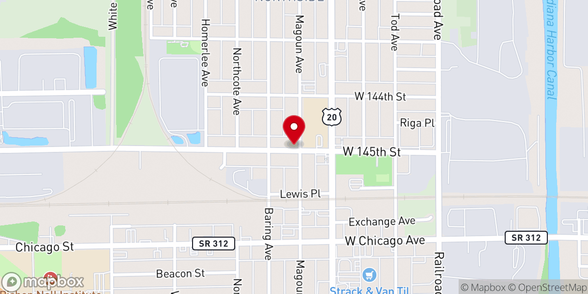 Map showing location of Iglesia De Dios Pentecostal, M.I Plenitud y Vida