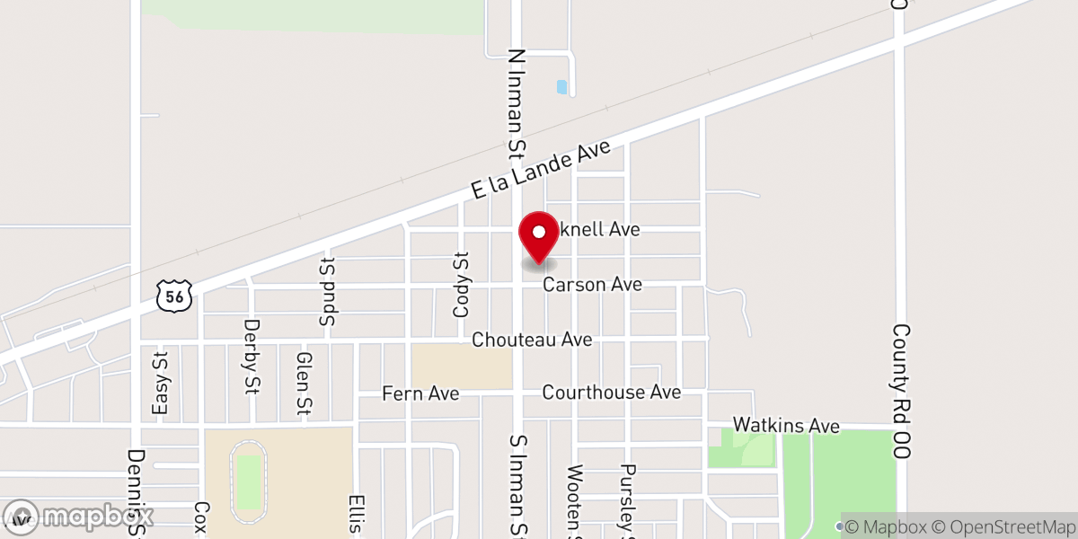 Map showing location of Seeds of Hope Church