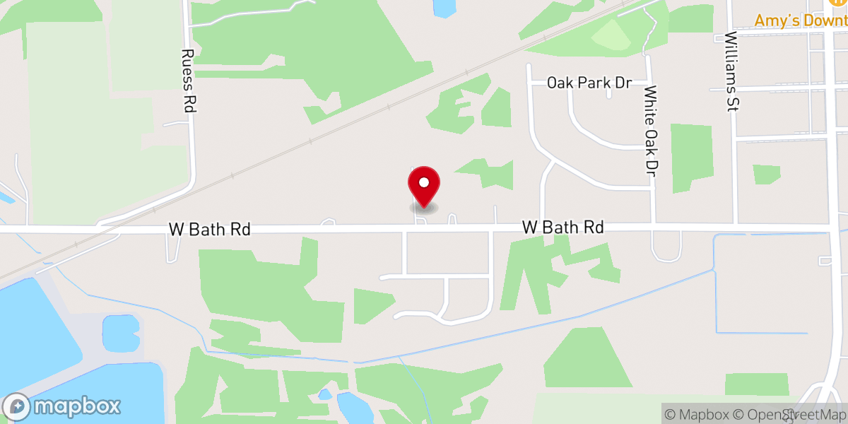 Map showing location of Graham Community Church
