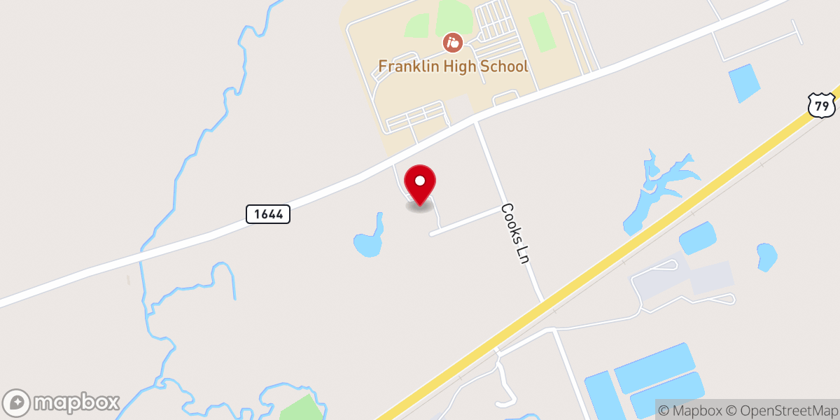 Map showing location of St Francis of Assissi Catholic