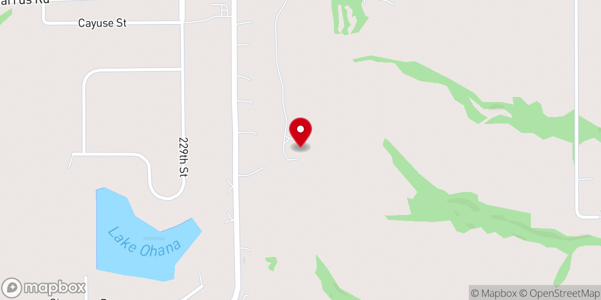 Map showing location of Bella Terre Vineyard & Reception Hall