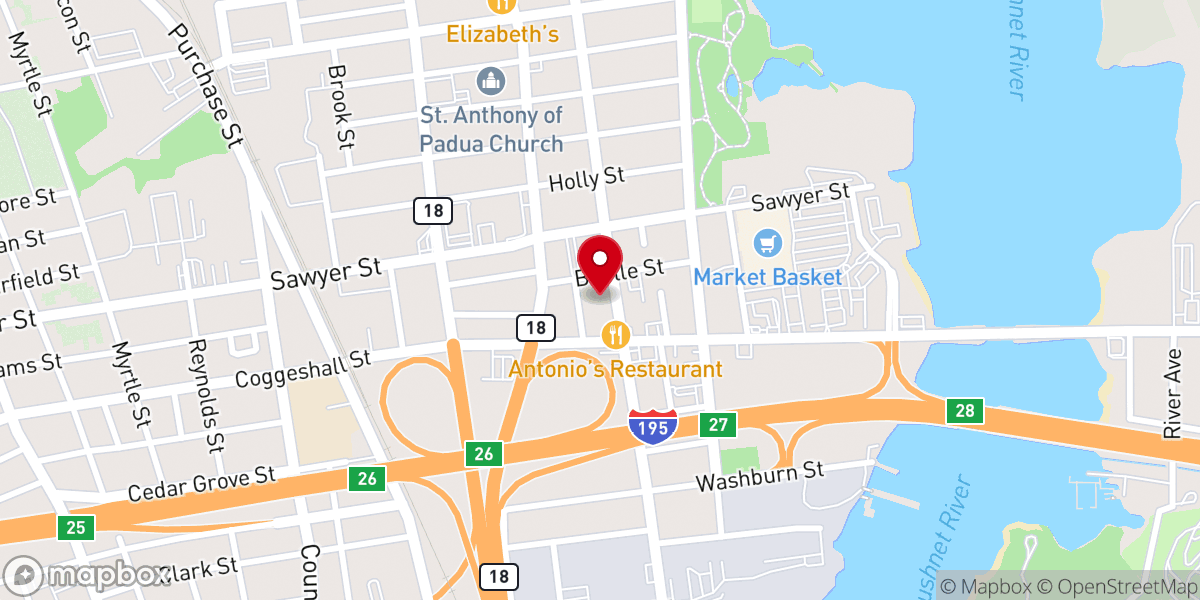 Map showing location of Our Lady of Perpetual Help