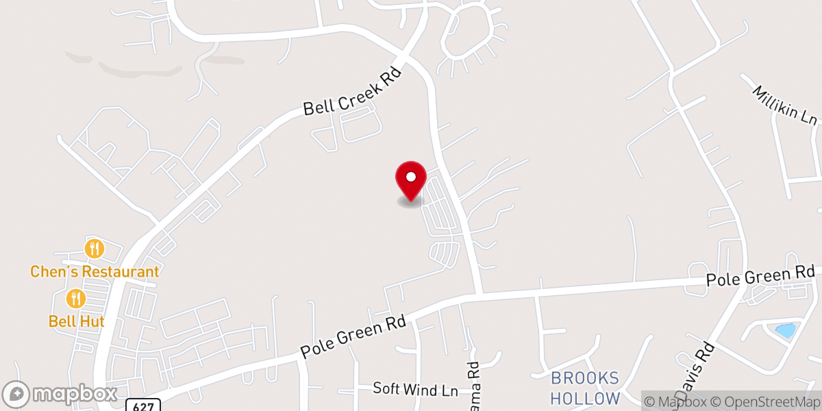 Map showing location of Atlee Community Church