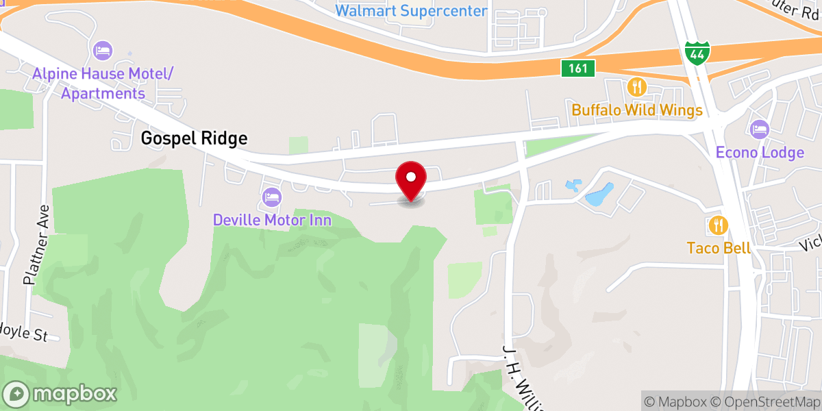 Map showing location of St Robert Bellarmine Catholic Church