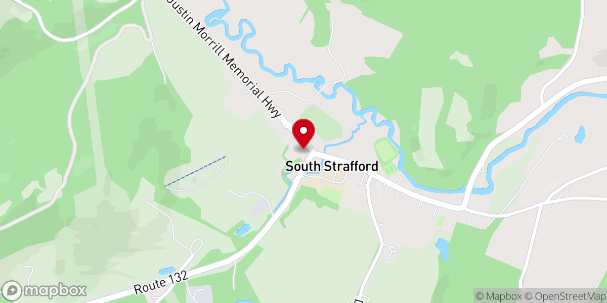 Map showing location of Barrett Memorial Hall
