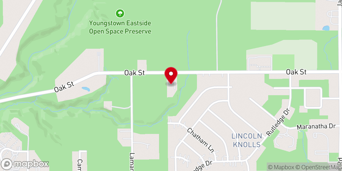 Map showing location of Christian Bible Baptist Church